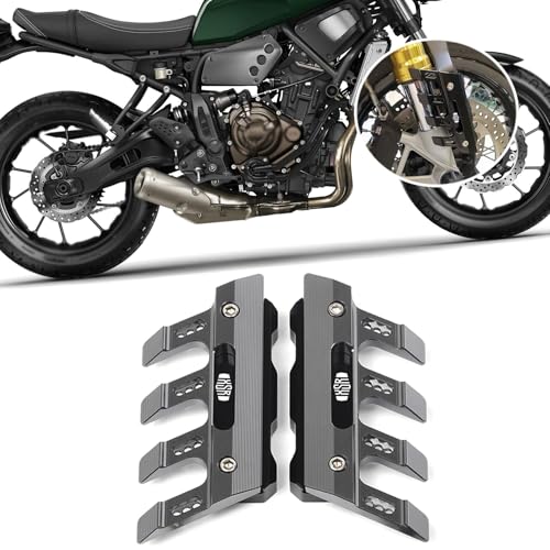 for XSR700 XSR900 XSR155 2020-2026 Motorcycle Front Fender Side Guard Slider Front Fork Protector Guard Block Motorcycle Accessories (Titanium Gray) - color: Titanium Gray