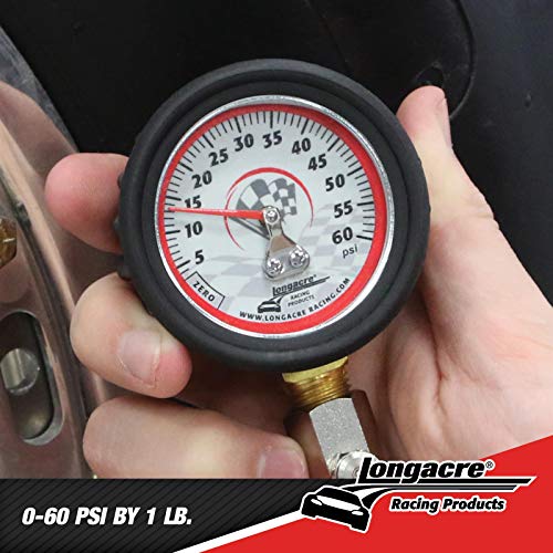 Longacre 52-52004 0-60 PSI Tire Pressure Gauge, 2 Inch