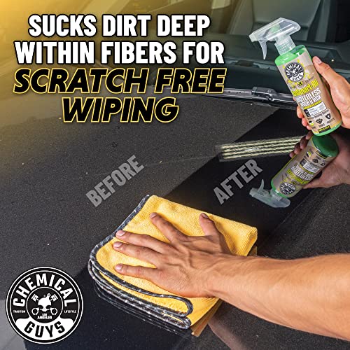 Chemical Guys Automotive Microfiber Drying Chamois Gold 3 Pack Extra Absorbent Car Drying Cloths for Streak Free Paint Glass and Smooth Exterior Surfaces 24 x 16 Inches - size: 24"x16", style: 3 pack