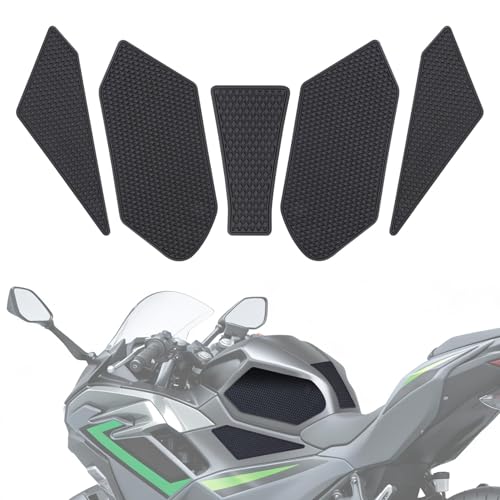 Fuel Tank Pads for Ninja 500 Z500 Ninja 400 with Strong Adhesive - Motorcycle Anti-Slip Fuel Tank Pad Tank Protectors for Ninja 500 Ninja 500 SE Z500 Ninja 400 Z400 2018-2025