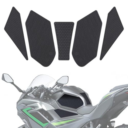 Fuel Tank Pads for Ninja 500 Z500 Ninja 400 with Strong Adhesive - Motorcycle Anti-Slip Fuel Tank Pad Tank Protectors for Ninja 500 Ninja 500 SE Z500 Ninja 400 Z400 2018-2025