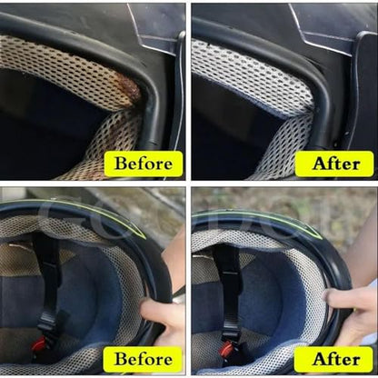 Motorcycle Helmet And Visor Cleaner, With Odor Elimination Formula, 50ml, Helmet Cleaning Spray, Quick Headgear Shine Spray, Stubborn Grime Removal, For Outdoor Activities, Commuting, Road, Long Rides