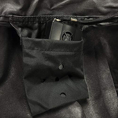 Dowco Guardian 50005-02 WeatherAll Plus Indoor/Outdoor Waterproof Motorcycle Cover: Black, XX-Large
