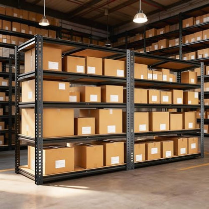 Garage Racks for Storage，5-Tier Adjustable Garage Shelving Storage Shelves,2400LBS Capacity Heavy Duty Shelving for Carport Warehouse Basement,72" H x40 W x20 D - size: 72" H x 40" W x 20" D