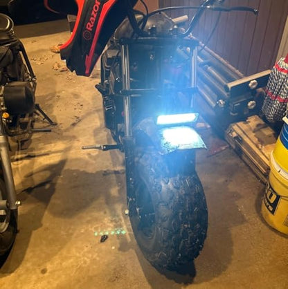 iJDMTOY Universal Fit 7/8-Inch Handlebar Single Flip On/Off Switch, Compatible with Motorcycle Dirt Bike ATV UTV Lights (Headlight, Fog/Driving Light, Light Bar) or Horn, etc - style: Single Flip Switch