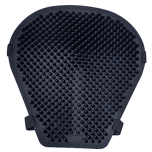 Breathable Silicone Motorcycle Seat Cushion Pad Non Slip Cooling Motorbike Seat Cover with Ventilation for Comfortable Long Ride