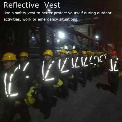 2 pcs Reflective Vest, Adjustable High Visibility Reflective Safety Straps Gear for Run, Cycling,Pet Walking - color: Yellow