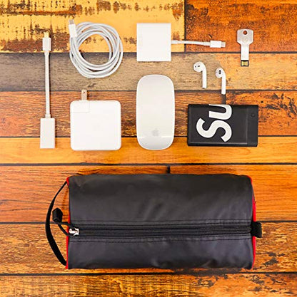 Rough Enough Small Tool Bag Pouch with YKK Zipper Compact Portable Tool Organizer for Motorcycle, Travel, DIY and Tools Storage