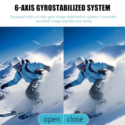 4K Action Camera – Waterproof Sports Cam with Helmet Mount, 6-Axis Gyro Stabilization, 145° Wide Angle, Time Lapse for Motorcycle, Diving, Surfing, Skiing, Biking, Fishing - color: AC-S2