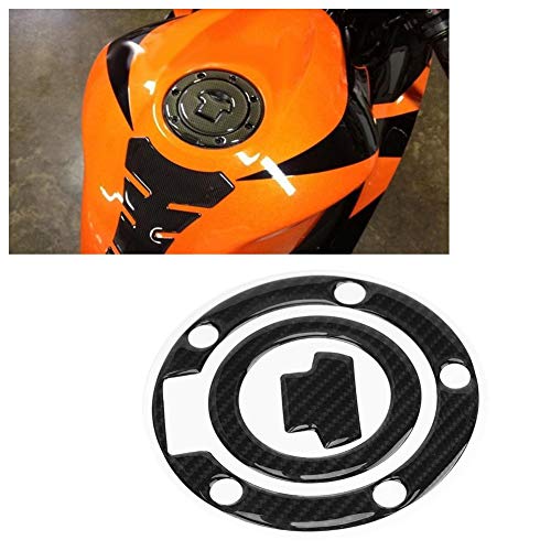 Carbon Fiber Motorcycle Tank Sticker Decals, Black, Weatherproof, for Yamaha YZF-R1 R6 FZ1 FZ6 FZ1000 FJR1300