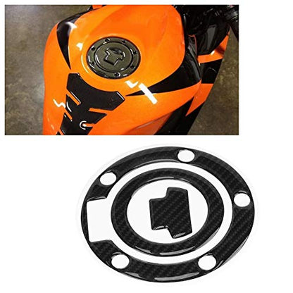 Carbon Fiber Motorcycle Tank Sticker Decals, Black, Weatherproof, for Yamaha YZF-R1 R6 FZ1 FZ6 FZ1000 FJR1300