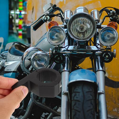 MAGICLULU 2pcs Light Clamp Mounting Bracket for Car and Motorcycle Light Holder for Off-road Vehicles Easy Installation Fixation