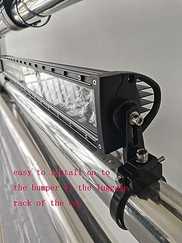 1.25 Inch Bull Bar Tube Mount Clamps JIUHUAN LED Light Bar Mounting Brackets Roof Roll Cage Holders for Offroad Trucks ATV SUV 2pcs - size: 1.25inch-L025