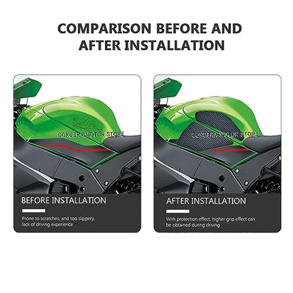 for ZX-10R ZX10R ZX 10R 2011-2019 Motorcycle Anti-Slip Tank Pad Stickers Side Gas Knee Grip Traction Pad Fuel Tank Sticker