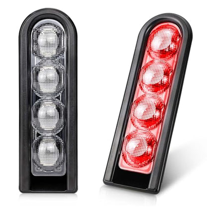 Motorcycle Rear Saddlebag Accent LED Light Insert Filler Support Compatible with Harley Touring Road King Ultra Limited Street Road Electra Glide 2014-2024 (Black) - color: Black
