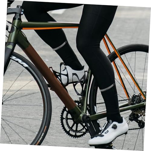 Mipcase 2pcs Cycling Pants Clips Reflective Bands for Cyclists Running Gear Belt Lightweight Comfortable Ankle Wrap Clip