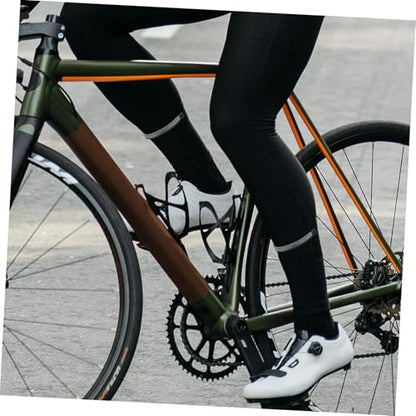 Mipcase 2pcs Cycling Pants Clips Reflective Bands for Cyclists Running Gear Belt Lightweight Comfortable Ankle Wrap Clip
