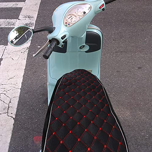 VICASKY Black Universal Motorcycle Seat Cover,3D Spacer Mesh Fabric Scooter Cushion Breathable Anti-Slip Moped Seat Cover for All-Weather Protection & Comfort Riding