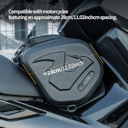 Rhinowalk Motorcycle Scooter Tunnel Bag Tank Bag Waterproof Pedal Bag 16L Front Toolbag For HONDA X-ADV 750 YAMAHA XMAX TMAX SYM TMAX ADV