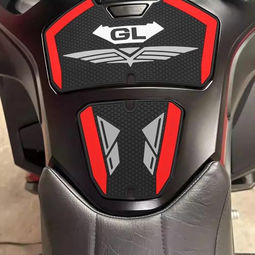 FOR Gold Wing GL1800 GL 1800 2018-2025 NEW Motorcycle Fuel Tank Cap Sticker Pad Fuel Tank Cap Anti-slip Protection Pad (red) - color: Red