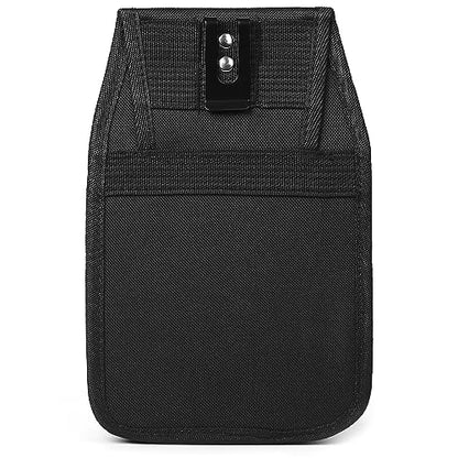 VIDAR TOOLS Small Tool Pouch with Belt Clip,Tool Belt Pouches,Electrician Tool Pouch.Mini Organizer Pocket Attachment for Tool Belt,5 Pockets and Heavy-Duty Metal Belt Clip Attachment.… - style: 6.3 IN