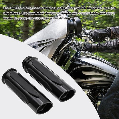 Electronic Throttle Control Grips, Replacement for Harley Davidson Touring, Softail, Dyna Models (Road Glide, Street Glide, Road King, Electra Glide, Fat Boy) - color: Black