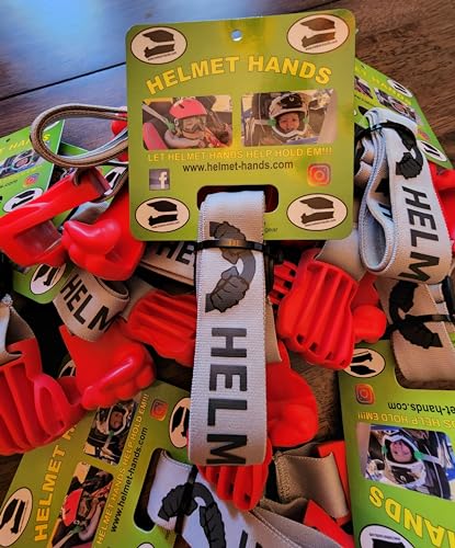 Helmet-Hands/The Safe, Fun, and Easy Way to Help Hold Their Heads up While They nap on Those Long Rides! - color: red