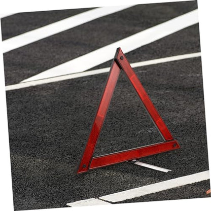 Alipis 3pcs Reflective Emergency Triangle Kit Foldable Car Warning Reflector for Traffic Safety and Roadside Assistance