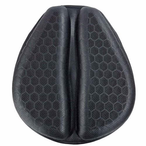 Motorcycle Gel Seat Cushion for Ducati Scrambler Café Racer 2016-2023,3D Gel Honeycomb Seat Pad TPE Gel Shock Absorbing Breathable Soft Elastic
