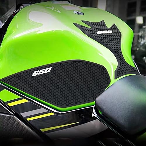 For Kawasaki Ninja 650 Ninja650 Z 650 Z650 2017-2024 Side Fuel Tank pad Tank Pads Protector Stickers Decal Gas Knee Grip Traction Pad Tankpad 3 PCS