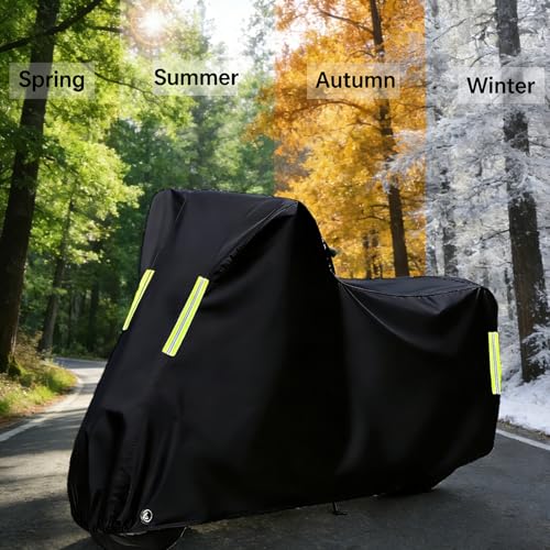 Outdoor Motorcycle Cover for Yamaha Zuma 50 2010-2011,Motorcycles Vehicle Cover,All Season Waterproof Protection - Protect Against Dust, Debris, Rain and Weather - size: for Zuma 50 2010-2011