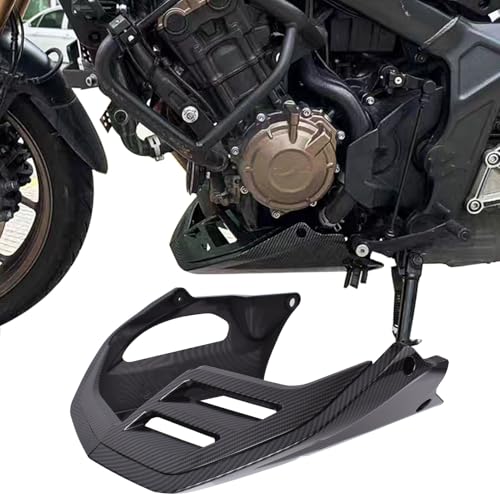 Motorcycle CB650R Belly Pan Bellypan Engine Spoiler Lower Fairing Body Frame Panel Protector Fit for CB 650R CB650F 2019-2024 Accessories (Carbon Look)