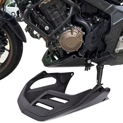 Motorcycle CB650R Belly Pan Bellypan Engine Spoiler Lower Fairing Body Frame Panel Protector Fit for CB 650R CB650F 2019-2024 Accessories (Carbon Look)