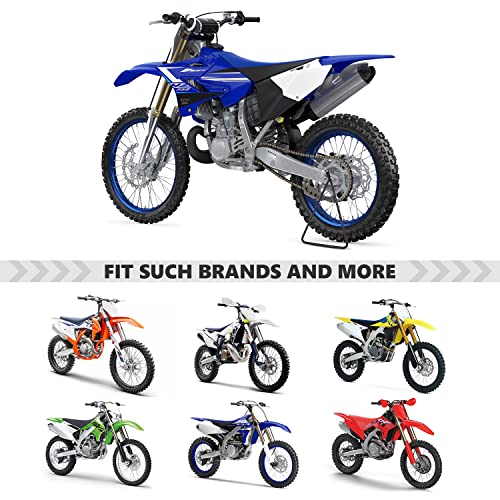 AnXin Dirt Bike Triangle Stand Motorcycle Stand Kickstand Universal for 80-500cc Supermoto Motocross Enduro Pit Bike - Black - size: triangle stand
