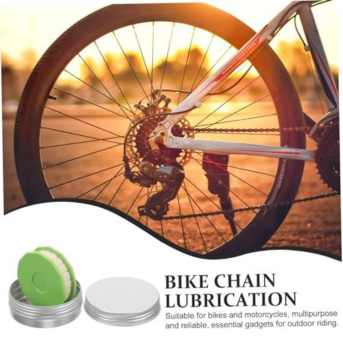 2pcs Chain Lubrication Tool Roller Design Bike Chain Oiler for Easy Maintenance and Performance for Mountain and Road