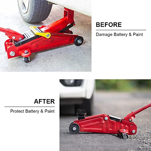 DEDC Floor Jack Pad,Universal Square Pinch Weld Protector Rubber Jack Pad, Jack Stand Adapter, Frame Rail Protector Car Lift Accessories - size: 1 PC