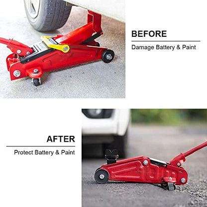DEDC Floor Jack Pad,Universal Square Pinch Weld Protector Rubber Jack Pad, Jack Stand Adapter, Frame Rail Protector Car Lift Accessories - size: 1 PC