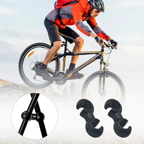 Black Bike Cable Clips - color: Black