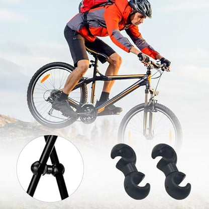 Black Bike Cable Clips - color: Black