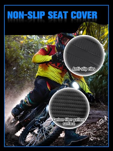 Electric Dirt Bike Seat Cover for Talaria Sting MX3/R MX4 MX5/PRO Black,High Elastic Leather - color: black