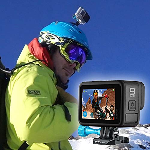MiPremium Helmet Buckle Mount Adapter for GoPro Hero 13 12 11 10 9 8 7 6 5 4 3 Black Silver Session & Other Action Camera Accessories. 360 Degree Quick Release Swivel Mounting Accessory & Thumbscrew