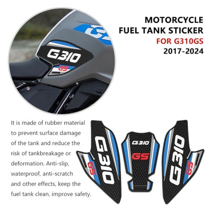 for G310GS g310gs 2024 2023 2022 2021-2017 Accessories Fuel Tank pad Fuel Tank Knee pad Motorcycle Fuel Tank Traction pad Fuel Tank Sticker Tank Grip (Red)