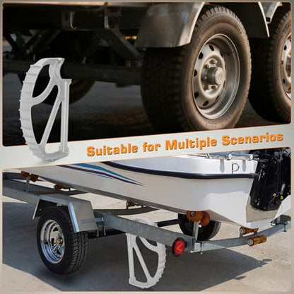 Easy Lift Trailer Jack,Heavy Duty Boat Trailer Jack Suitable for 8-15 Inch Wheels of Single-axle Vehicles,Boats,Camping Trailers,etc.,Aluminum Alloy Boat Trailer Jack,Quick Jack