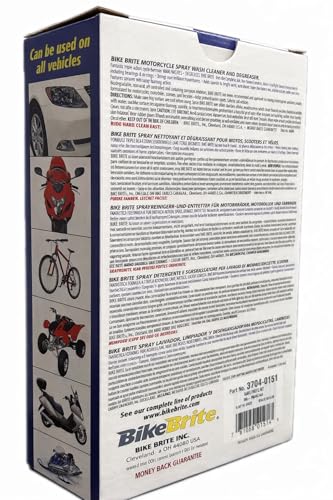 Bike Brite MC44K Motorcycle Spray Wash - Blue (32 fl. oz. gift pack)