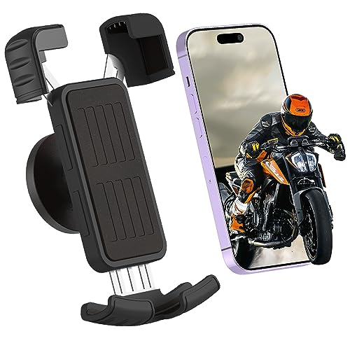 ULIBERMAGNET Motorcycle Magnetic Phone Mount,Heavy Duty Adjustable Magnetic Cell Phone Holder with Security Lock,Anti Shake 360° Rotation,Compatible with Motorcycles,ATV,UTV,Golf Cart,Car,Cruises - style: 2.24INCH Magnetic Motorcycle Phone Mounts