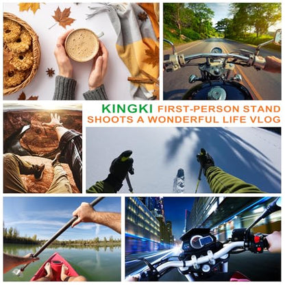 Mobile Phone Chest Strap Harness Mount Head Strap Holder Kit for POV/VLOG,Cell Phone Clip Compatible with iPhone,Samsung,GoPro Hero 9, 8,7, 6, 5, 4, 3,2, 1,AKASO,DJI Osmo,and Action Cameras…