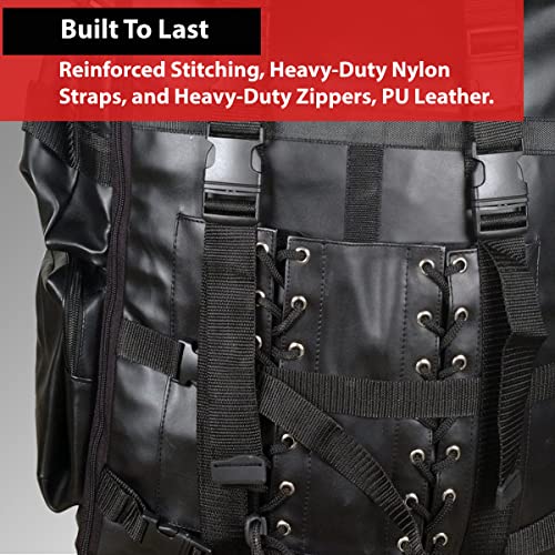 Jackets 4 Bikes Motorcycle Cruiser PU Leather Waterproof Sissy T Bar Travel Biker Luggage Set All Season
