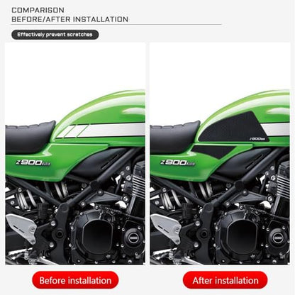 New for Kawasaki Z900RS z900 rs 2025 2018-2023 2024 Motorcycle Accessories Side Fuel Tank pad Tank Pads Protector Stickers Decal Gas Knee Grip Traction Pad Z900RS Tankpad