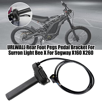 OEM Electronic Throttle Grips Handlebar for Sur Ron LBX/S Segway X160 X260, High-Precision Original SurronThrottle Grip with Cable, Motorbike Accelerator for Surron Throttle Replacement