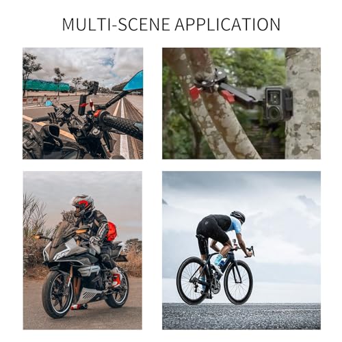 Camera Magic Clamp Mount for GoPro DJI Insta360 with 1/4"-20 Screw, Adapter for Umbrella Clamp, Desktop, Strollers, Wagons, Photo Studio Light Stand, Photo Boom Stand, Motorcycle Bicycle - size: Crab Clamp